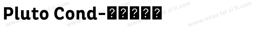 Pluto Cond字体转换